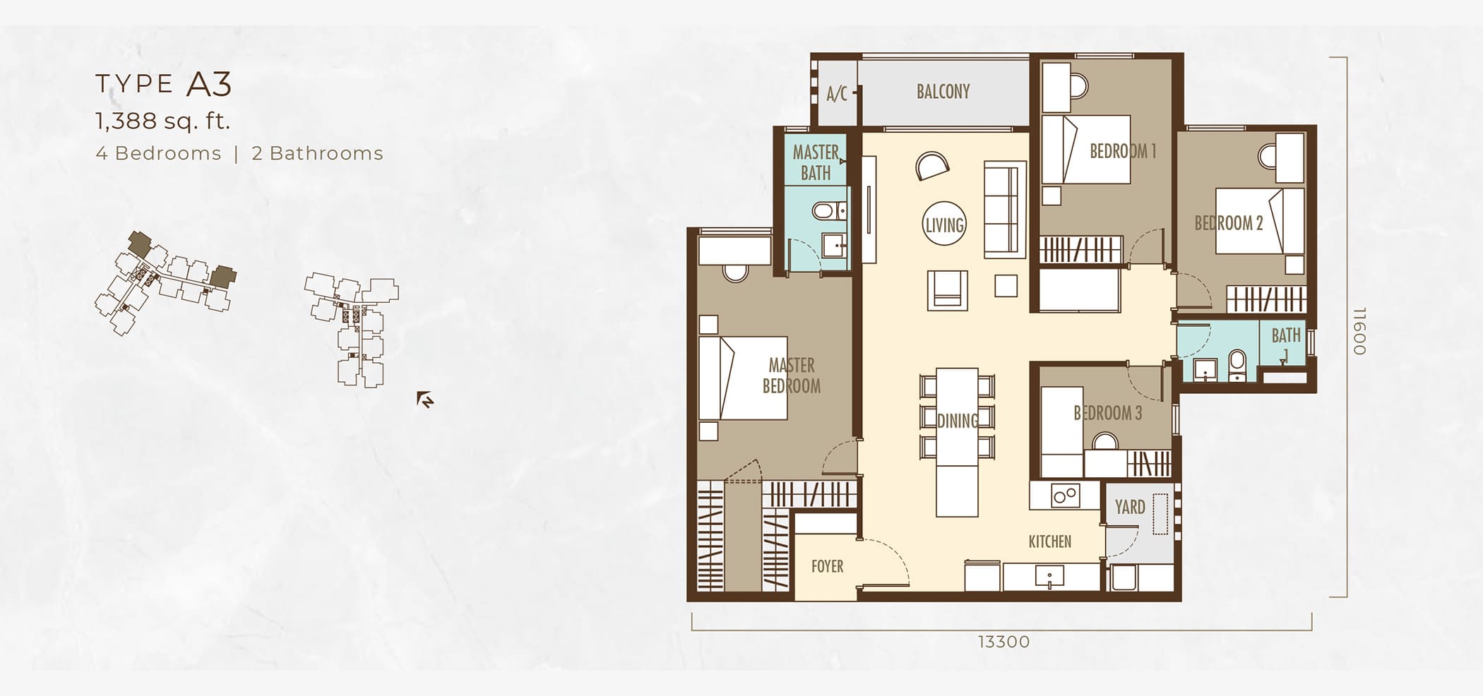 Ayanna Resort Residences Layout Plan